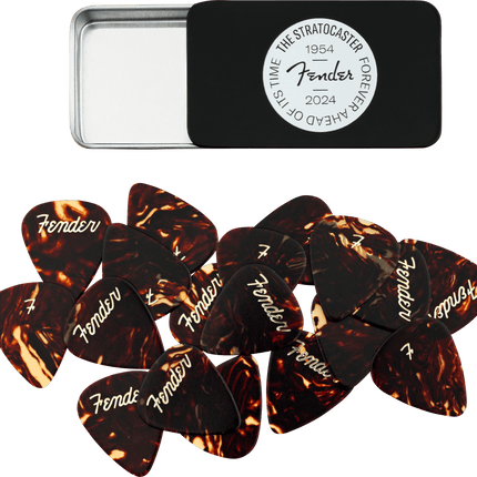 Fender 70th Anniversary Pick Tin Medium Set of 12 Pena