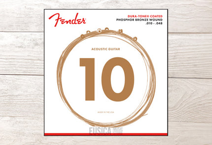 Fender 860XL Phosphor Bronze Dura Tone Coated 10-48 Akustik Gitar Teli 0730860402