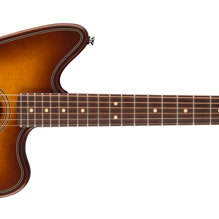 Fender Acoustasonic Standard Jazzmaster Gülağacı Klavye Honey Burst Elektro Akustik Gitar