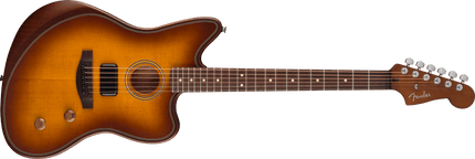 Fender Acoustasonic Standard Jazzmaster Gülağacı Klavye Honey Burst Elektro Akustik Gitar