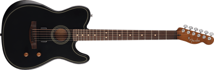 Fender Acoustasonic Standard Telecaster Gülağacı Klavye Black Elektro Akustik Gitar (kopya)