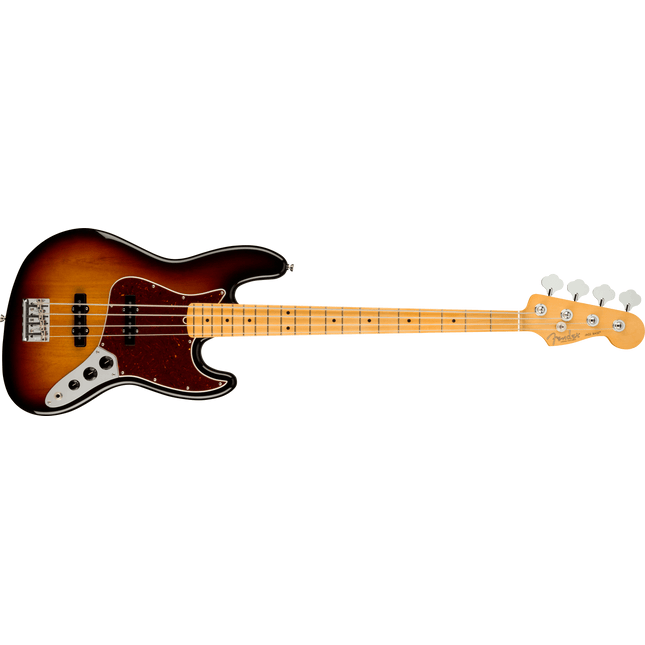Fender American Professional II Jazz Bass Maple Fingerboard 3-Color Sunburst Bass Guitar