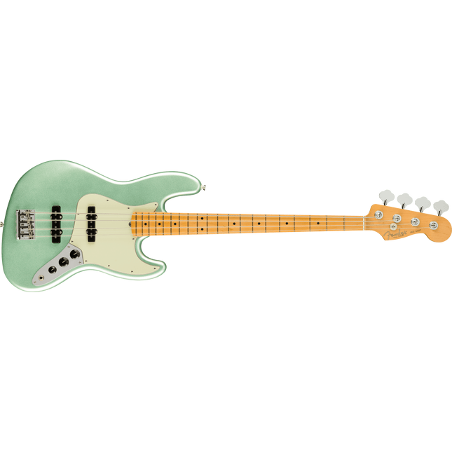 Fender American Professional II Jazz Bass Maple Fingerboard Mystic Surf Green Bass Guitar