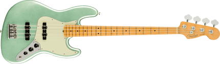 Fender American Professional II Jazz Bass Maple Fingerboard Mystic Surf Green Bass Guitar