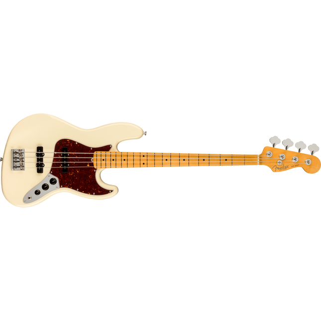 Fender American Professional II Jazz Bass Akçaağaç Klavye Olympic White Bas Gitar