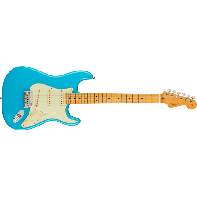 Fender American Professional II Stratocaster Akçaağaç Klavye Miami Blue Elektro Gitar