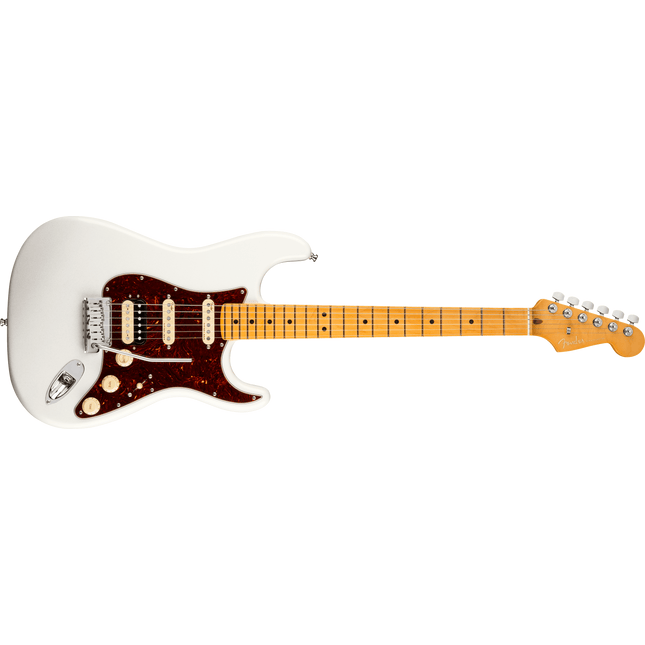 Fender American Ultra Stratocaster HSS Akçaağaç Klavye Arctic Pearl Elektro Gitar