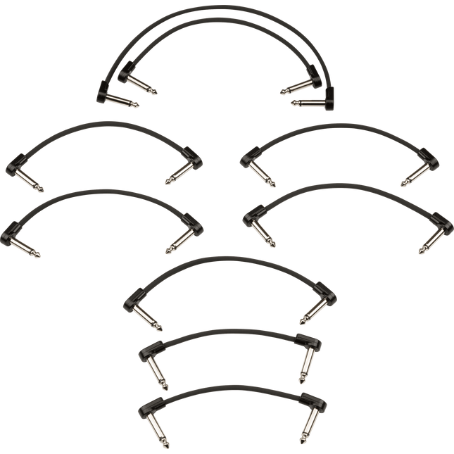 Fender Blockchain Patch Cable Kit Large Black Patch Cable