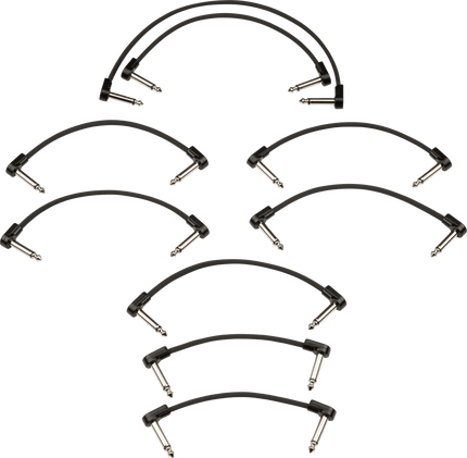Fender Blockchain Patch Cable Kit Medium Black Patch Cable