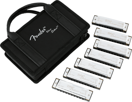 Fender Blues Deluxe 7 Adet Çantalı Mızıka Seti
