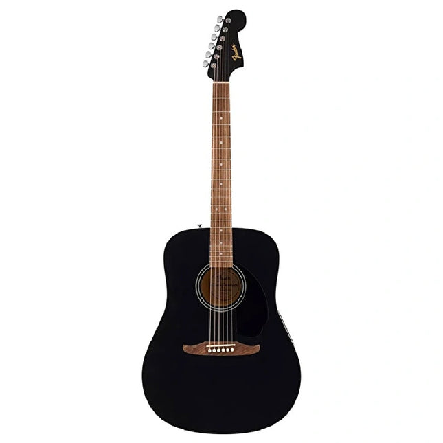 Fender California Debut Redondo Dreadnought Ceviz Klavye Black Akustik Gitar