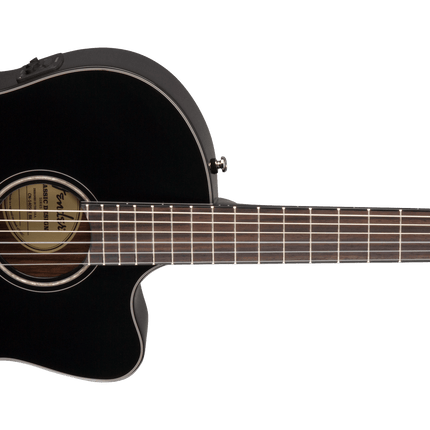 Fender CN-140SCE Nylon Thinline Black Electric Classical Guitar