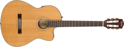 Fender CN-140SCE Nylon Thinline Natural Elektro Klasik Gitar