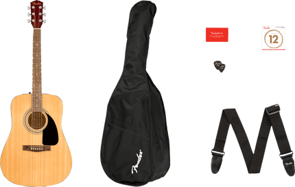Fender DE FA-135 Concert Black Acoustic Guitar