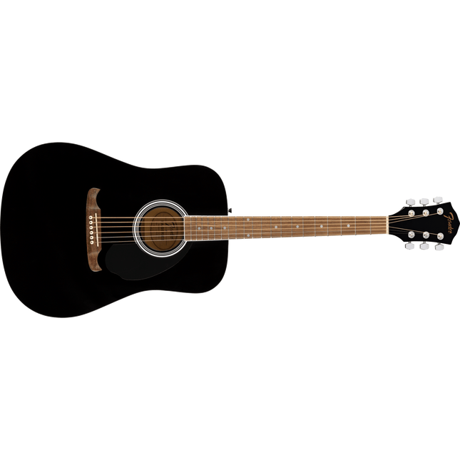 Fender FA-125 Dreadnought Black Acoustic Guitar