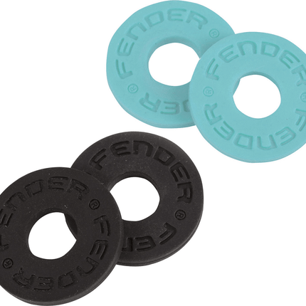 Fender Fender 4 Pack Black 2 and Daphne Blue 2 Strap Lock