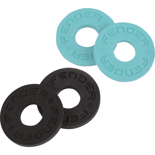 Fender Fender 4 Pack Black 2 and Daphne Blue 2 Strap Lock