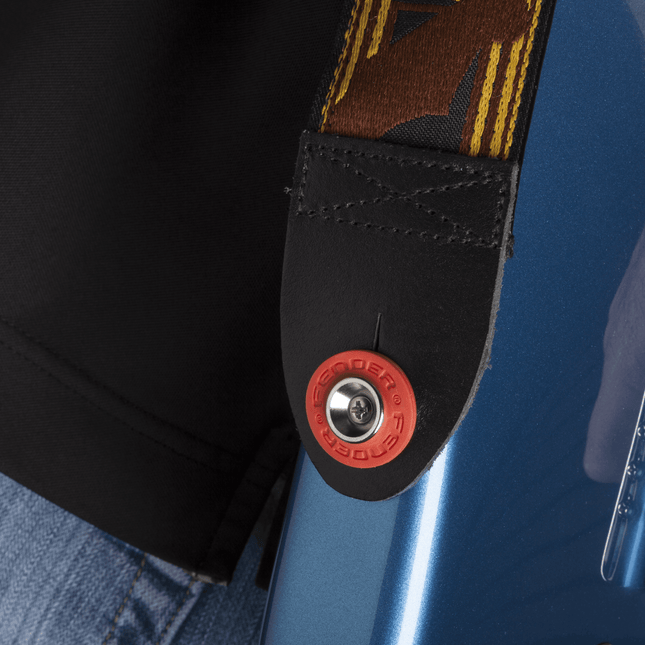 Fender Fender 4 Pack Black 2 and Red 2 Strap Lock