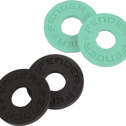 Fender Fender 4 Pack Black and Surf Green Strap Lock