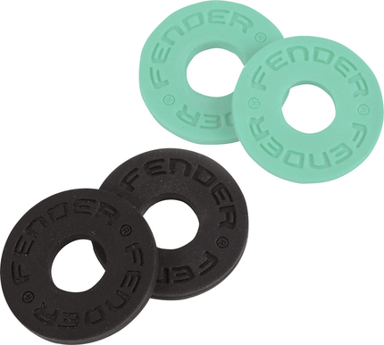 Fender Fender 4 Pack Black and Surf Green Strap Lock