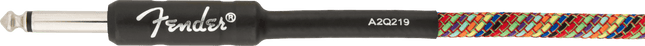 Fender Festival Straight/Flat End 5m Pure Hemp Rainbow Instrument Cable