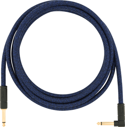 Fender Festival Straight/L End 3m Pure Hemp Blue Dream Instrument Cable