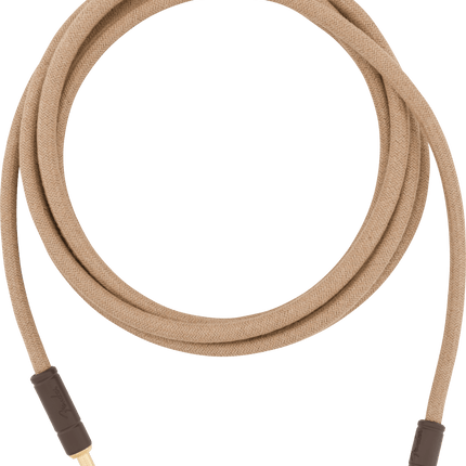 Fender Festival Straight/L-Terminated 5m Pure Hemp Brown Stripe Instrument Cable