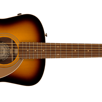 Fender Malibu Player Walnut Fingerboard GPG Sunburst Electric Acoustic Guitar