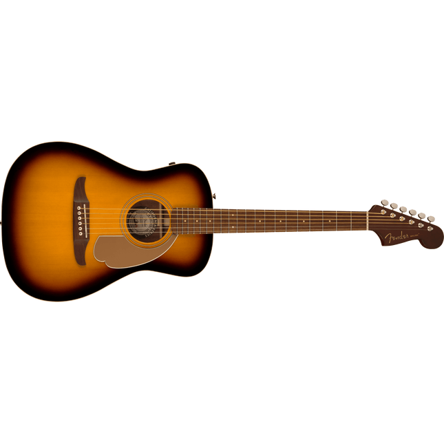 Fender Malibu Player Walnut Fingerboard GPG Sunburst Electric Acoustic Guitar