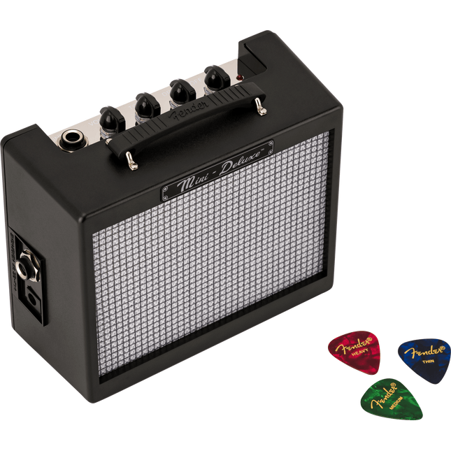 Fender MD20 Mini Deluxe Black Battery Operated Electric Guitar Amplifier