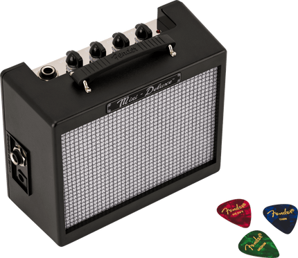 Fender MD20 Mini Deluxe Black Battery Operated Electric Guitar Amplifier