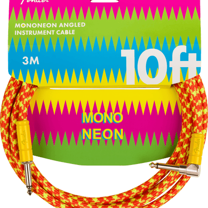 Fender MonoNeon 3m Turuncu Enstrüman Kablosu
