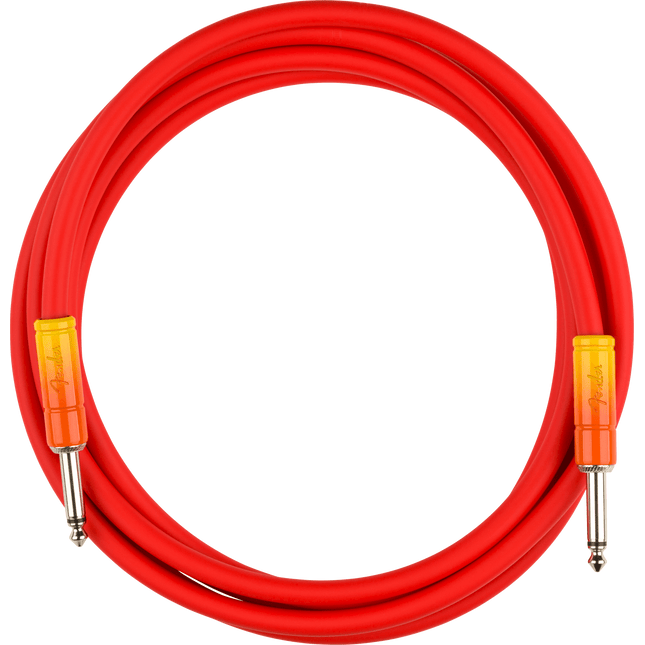 Fender Ombré Straight/Flat End 3m Tequila Sunrise Instrument Cable