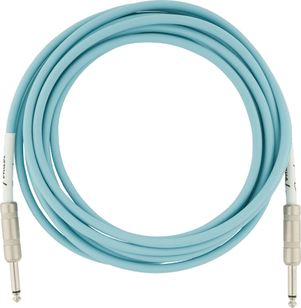 Fender Original 5m Daphne Blue Instrument Cable