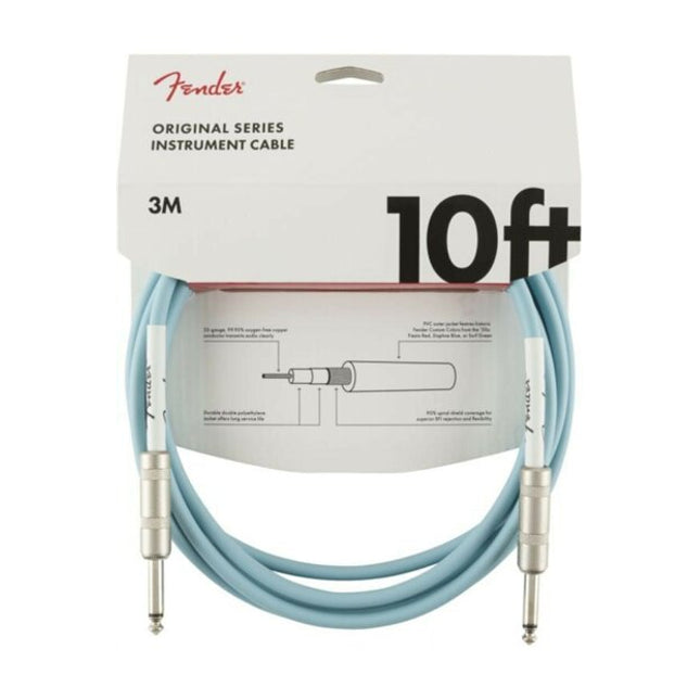 Fender Original 3m Daphne Blue Instrument Cable