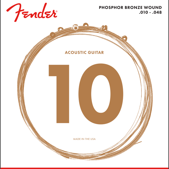Fender Phosphor Bronze Acoustic Ball End 60L .012-.053 Akustik Gitar Teli