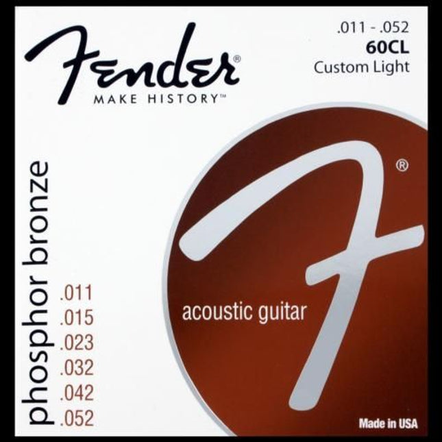 Fender Phosphor Bronze Akustik Gitar Teli Ball End 60CL .011-.050  0730060405