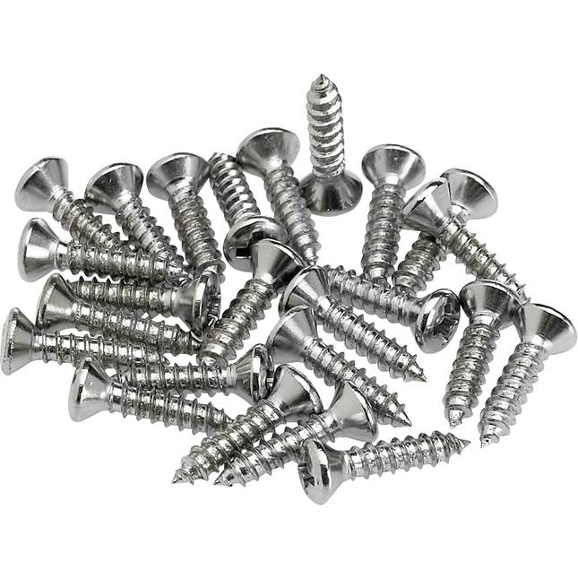 Fender Pickguard/Control Plate Mounting Screws 24 Gold Guitar Spare Parts