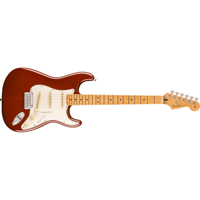 Fender Player II Stratocaster Chambered Mahogany Gövde Akçaağaç Klavye Transparent Mocha Burst Elektro Gitar