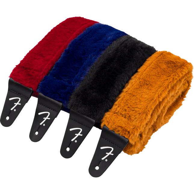 Fender Poodle Plush Red Guitar Strap