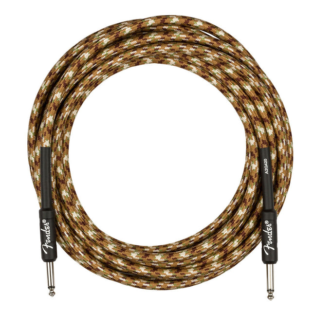 Fender Professional Straight/Plain End 5m Desert Camo Instrument Cable