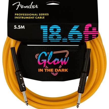 Fender Professional Fluorescent Orange 5m Instrument Cable