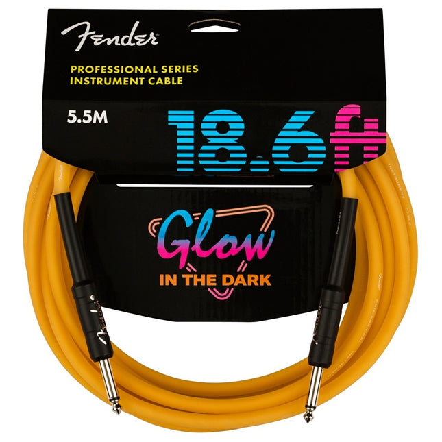 Fender Professional Fluorescent Orange 5m Instrument Cable
