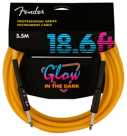 Fender Professional Fluorescent Orange 5m Instrument Cable