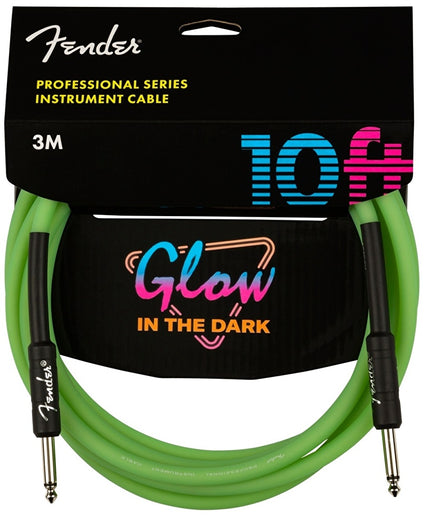 Fender Professional Fluorescent Green 5m Instrument Cable