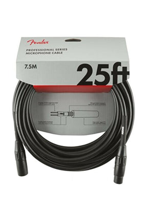 Fender Professional 7m Black Microphone Cable