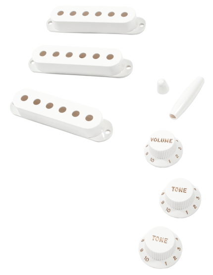 Fender Pure Vintage 50s Stratocaster Eggshell Pickup Cover Accessories Kit