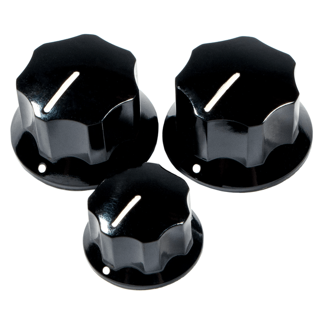 Fender Pure Vintage 60s Jazz Bass 3 Black Control Knob
