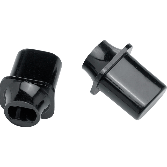 Fender Pure Vintage Telecaster Top-Hat Switch Tips Black 2 Control Knob