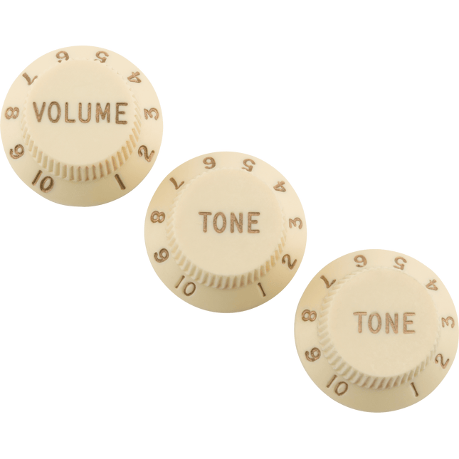 Fender Road Worn Strat Aged White Kontrol Düğmesi